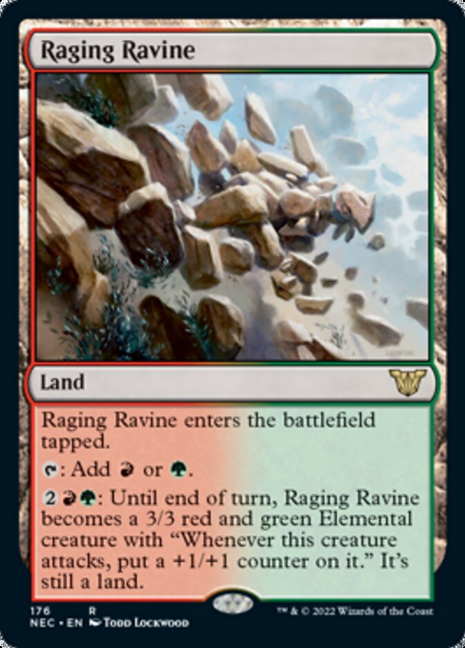 Raging Ravine [Kamigawa: Neon Dynasty Commander] | Odin's Place
