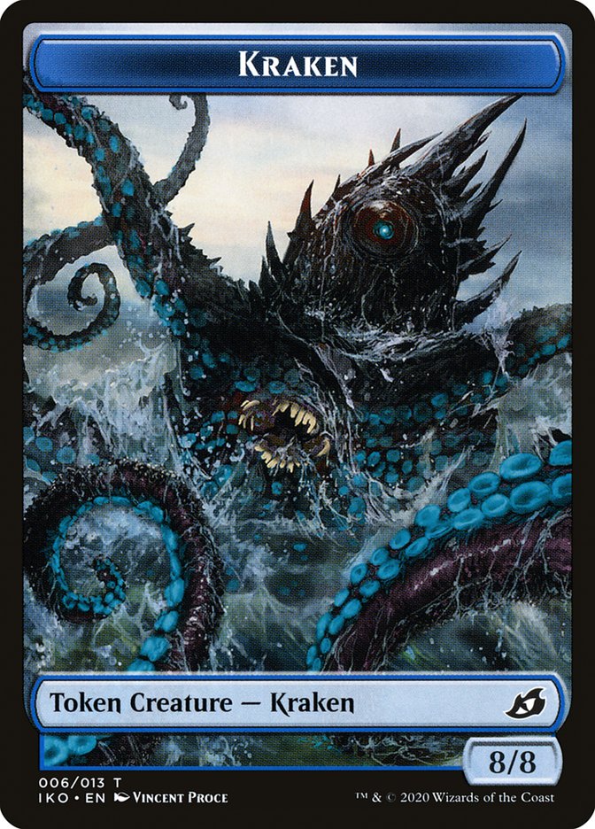 Kraken Token [Ikoria: Lair of Behemoths Tokens] | Odin's Place