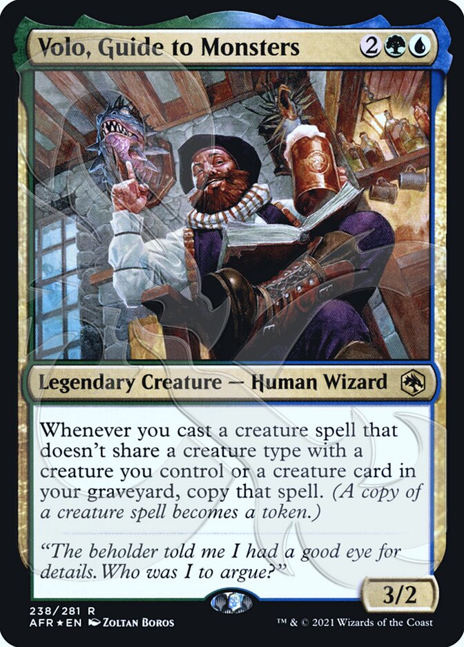 Volo, Guide to Monsters (Ampersand Promo) [Dungeons & Dragons: Adventures in the Forgotten Realms Promos] | Odin's Place