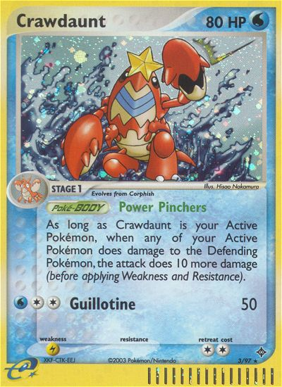 Crawdaunt (3/97) [EX: Dragon] | Odin's Place