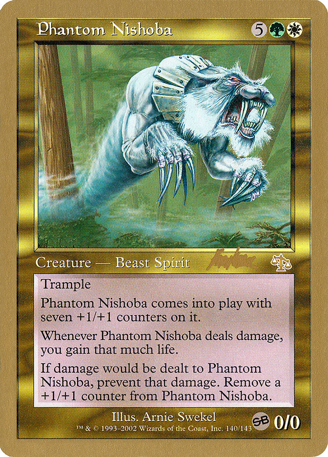 Phantom Nishoba (Brian Kibler) (SB) [World Championship Decks 2002] | Odin's Place