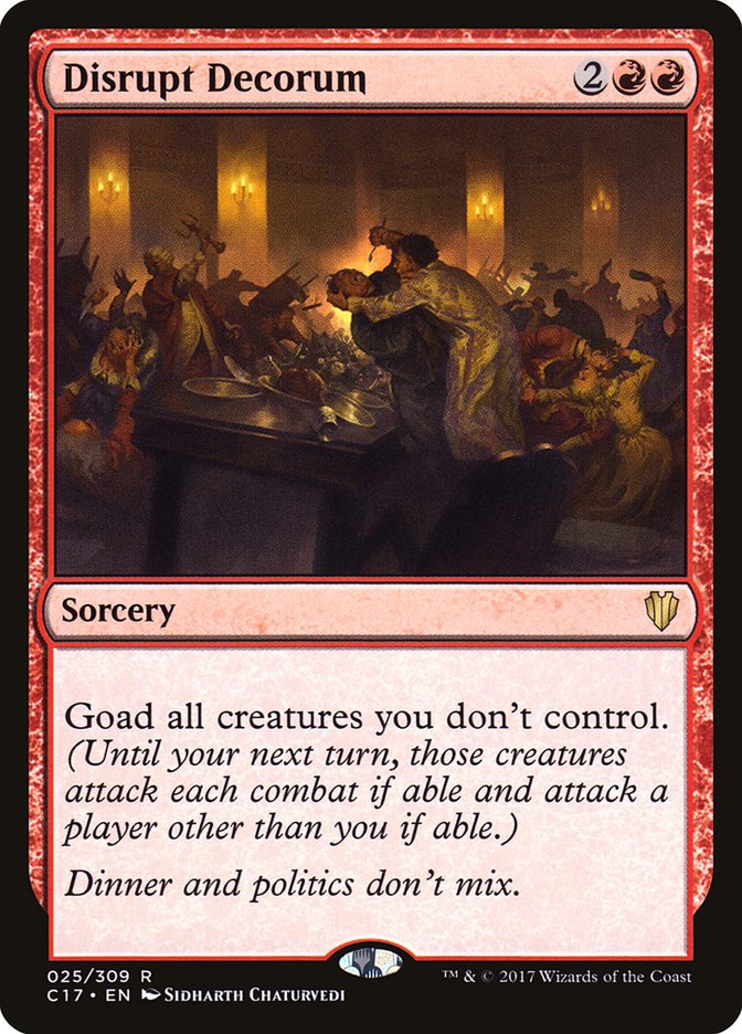 Disrupt Decorum (25) [Commander 2017] | Odin's Place