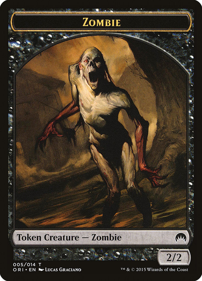 Zombie Token (5) [Magic Origins Tokens] | Odin's Place