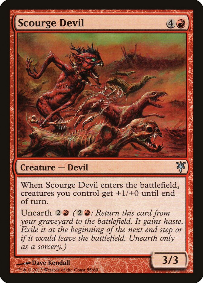 Scourge Devil (55) [Duel Decks: Sorin vs. Tibalt] | Odin's Place