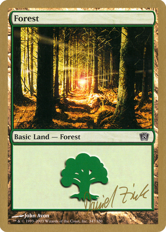 Forest (dz347) (Daniel Zink) [World Championship Decks 2003] | Odin's Place