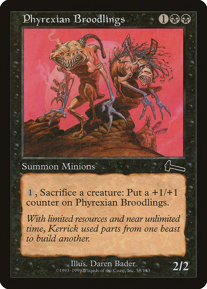 Phyrexian Broodlings (58) [Urza's Legacy] | Odin's Place