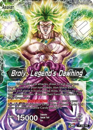 Broly // Broly, Legend's Dawning (P-068) [Mythic Booster] | Odin's Place