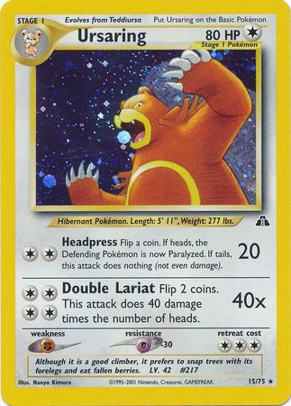 Ursaring (15/75) [Neo Discovery Unlimited] | Odin's Place