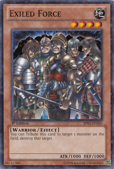Exiled Force [BP01-EN059] Starfoil Rare | Odin's Place