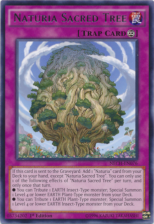 Naturia Sacred Tree [NECH-EN076] Rare | Odin's Place