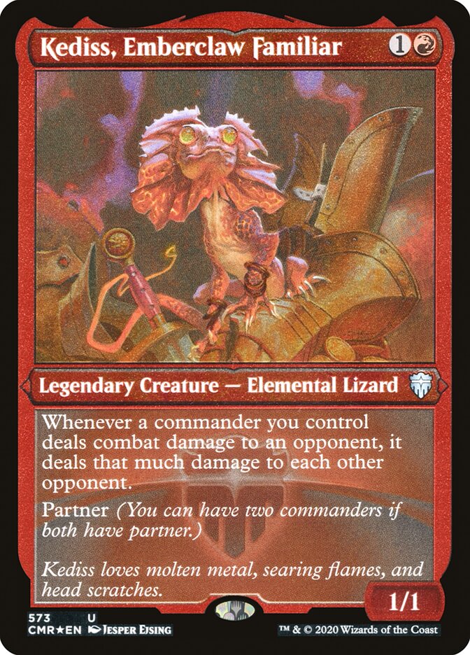 Kediss, Emberclaw Familiar (Etched) [Commander Legends] | Odin's Place