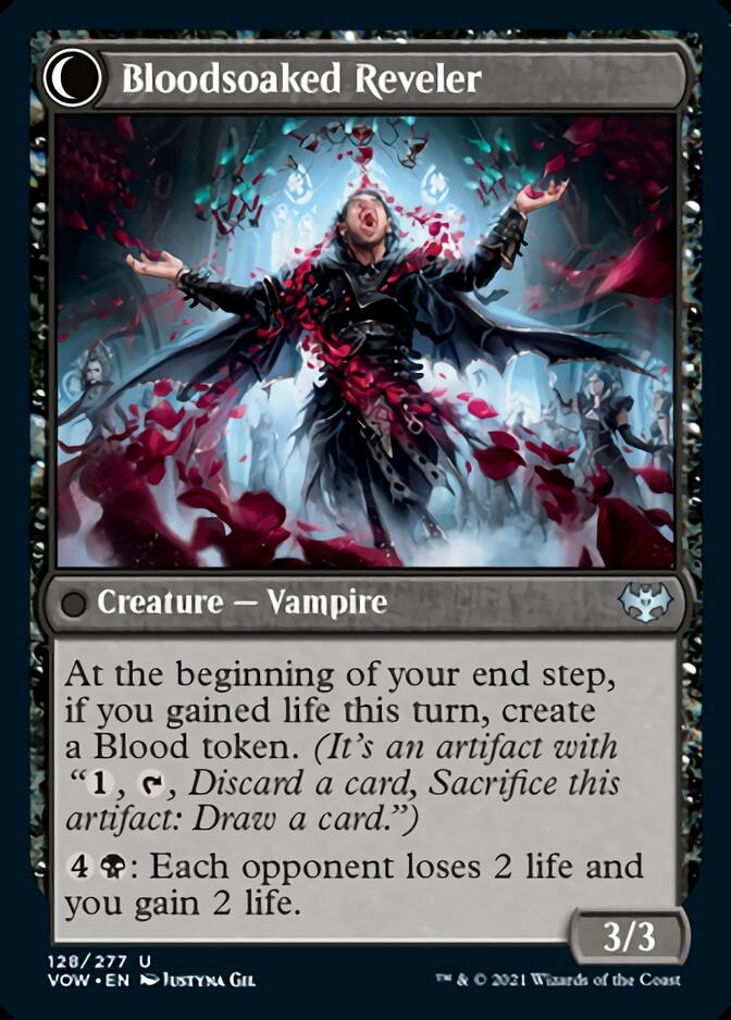 Restless Bloodseeker // Bloodsoaked Reveler [Innistrad: Crimson Vow] | Odin's Place