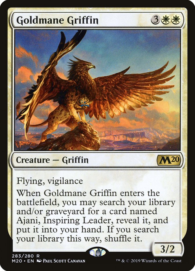 Goldmane Griffin [Core Set 2020] | Odin's Place