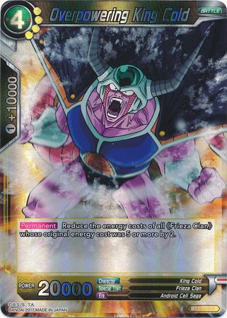 Overpowering King Cold (BT2-105) [Union Force] | Odin's Place