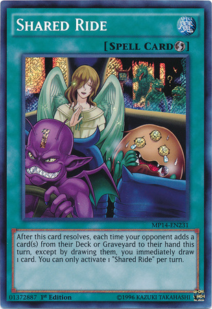 Shared Ride [MP14-EN231] Secret Rare | Odin's Place