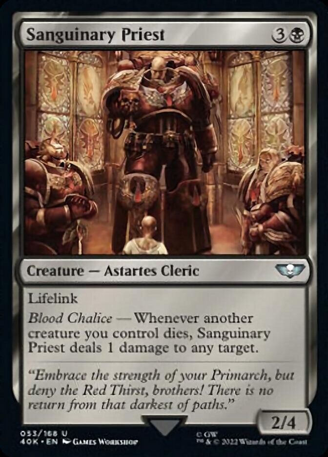 Sanguinary Priest (Surge Foil) [Warhammer 40,000] | Odin's Place