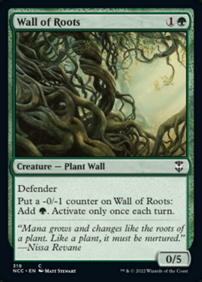 Wall of Roots [Streets of New Capenna Commander] | Odin's Place