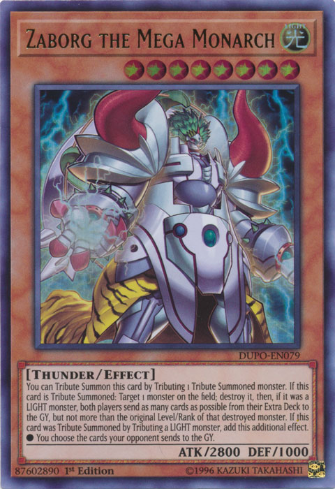 Zaborg the Mega Monarch [DUPO-EN079] Ultra Rare | Odin's Place