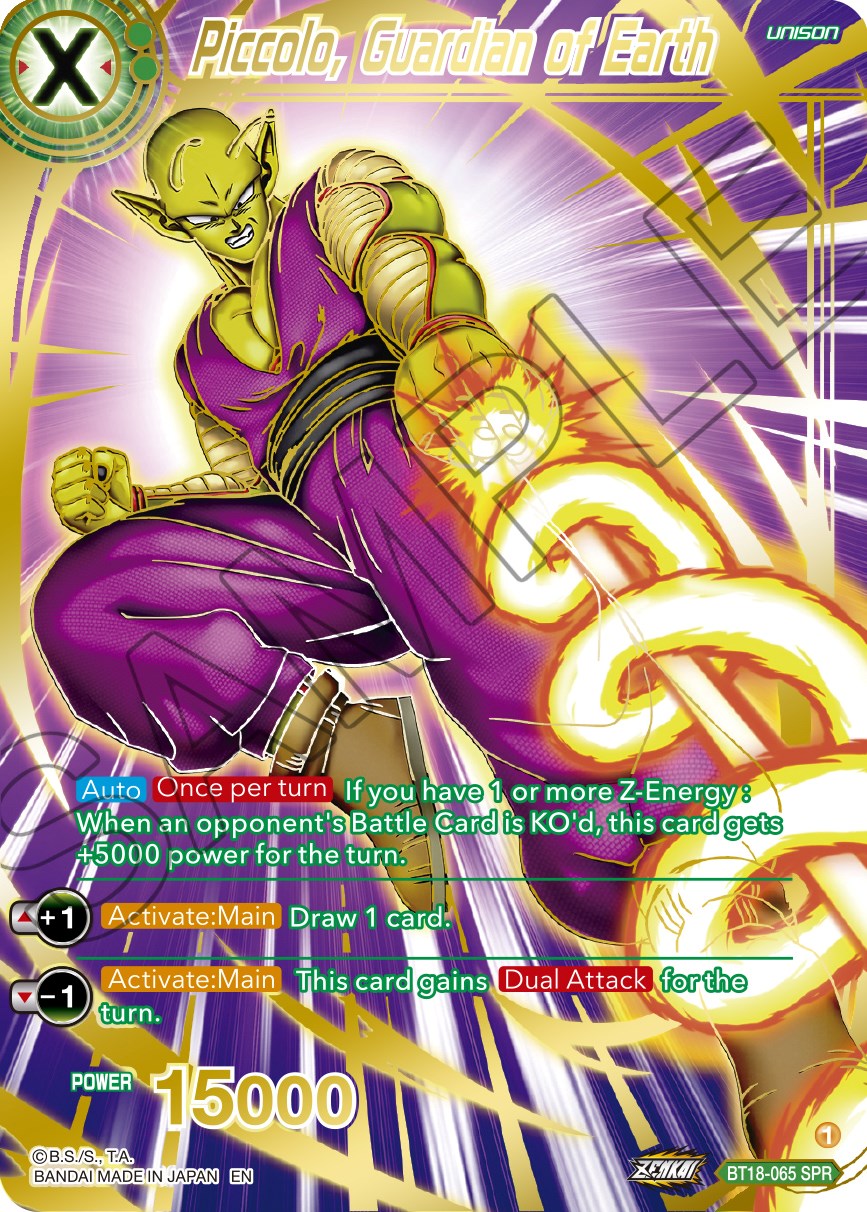 Piccolo, Guardian of Earth (SPR) (BT18-065) [Dawn of the Z-Legends] | Odin's Place