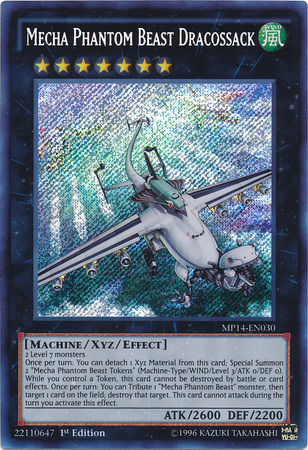 Mecha Phantom Beast Dracossack [MP14-EN030] Secret Rare | Odin's Place