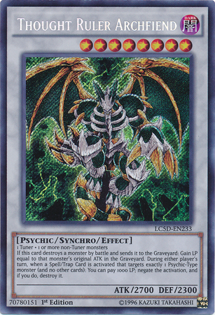 Thought Ruler Archfiend [LC5D-EN233] Secret Rare | Odin's Place