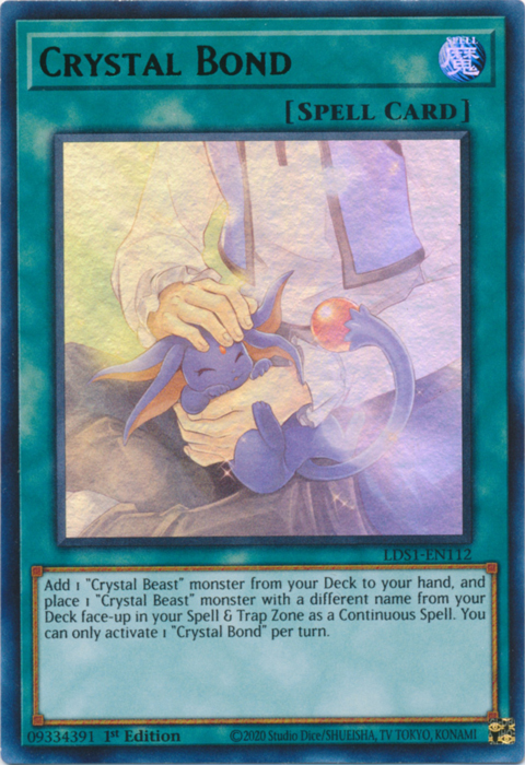 Crystal Bond (Purple) [LDS1-EN112] Ultra Rare | Odin's Place