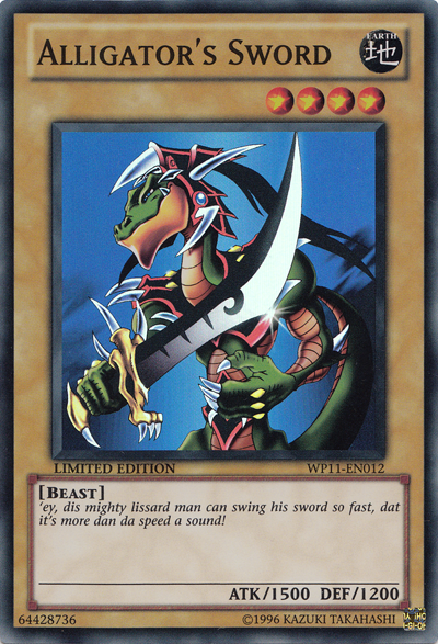Alligator's Sword [WP11-EN012] Super Rare | Odin's Place