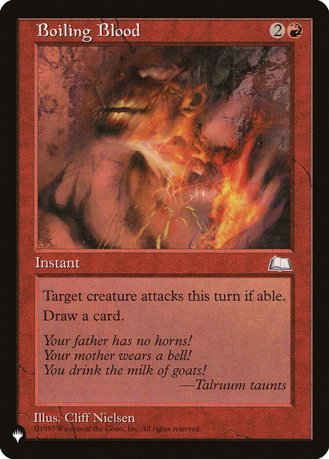 Boiling Blood [The List] | Odin's Place