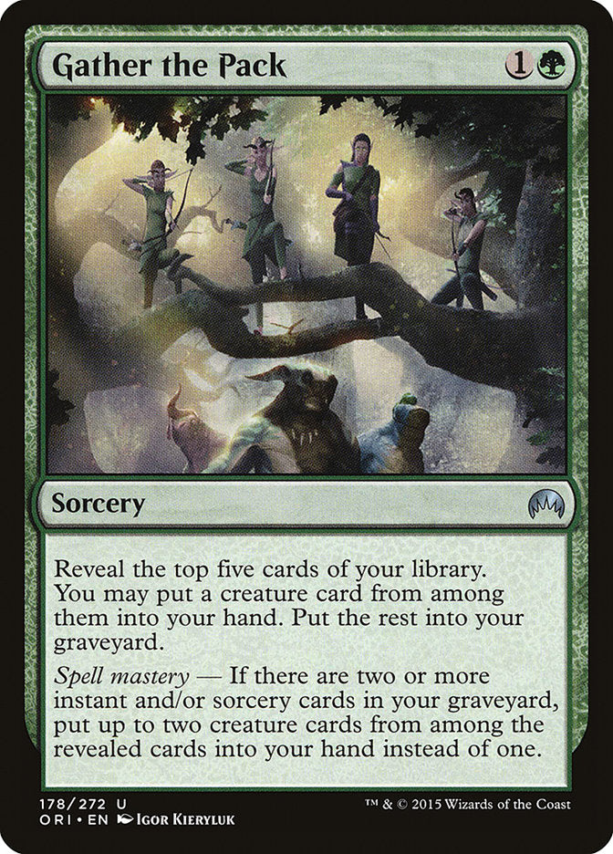 Gather the Pack (178) [Magic Origins] | Odin's Place