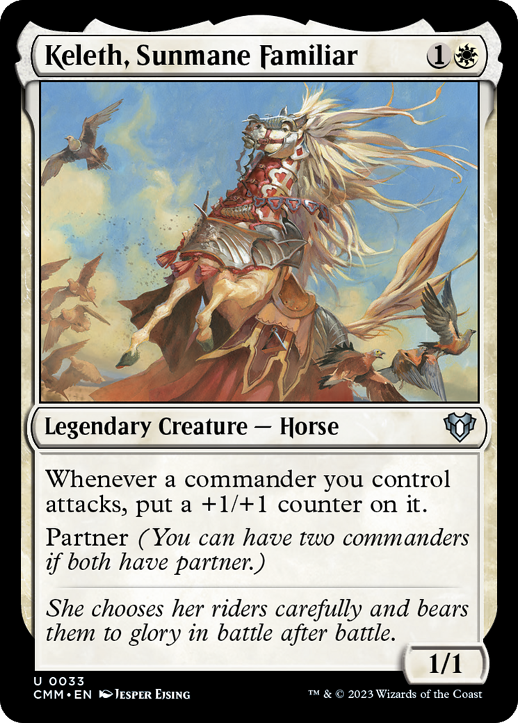Keleth, Sunmane Familiar [Commander Masters] | Odin's Place