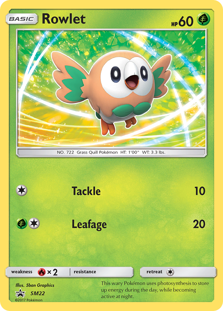 Rowlet (SM22) [Sun & Moon: Black Star Promos] | Odin's Place
