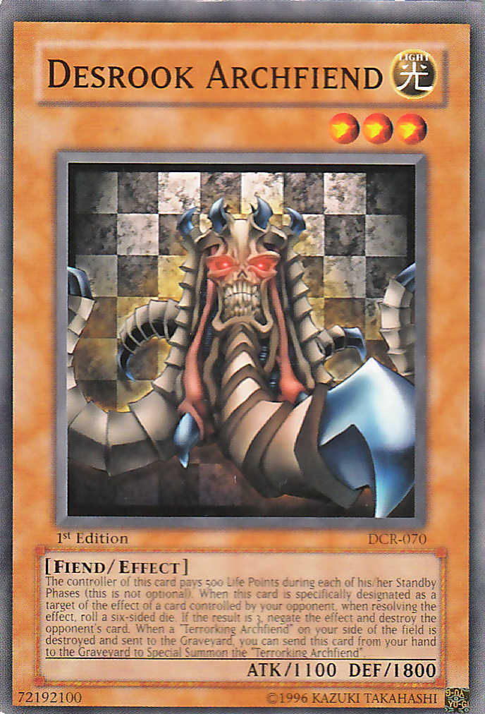 Desrook Archfiend [DCR-070] Common | Odin's Place