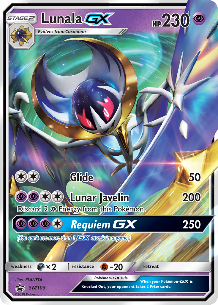 Lunala GX (SM103) [Sun & Moon: Black Star Promos] | Odin's Place