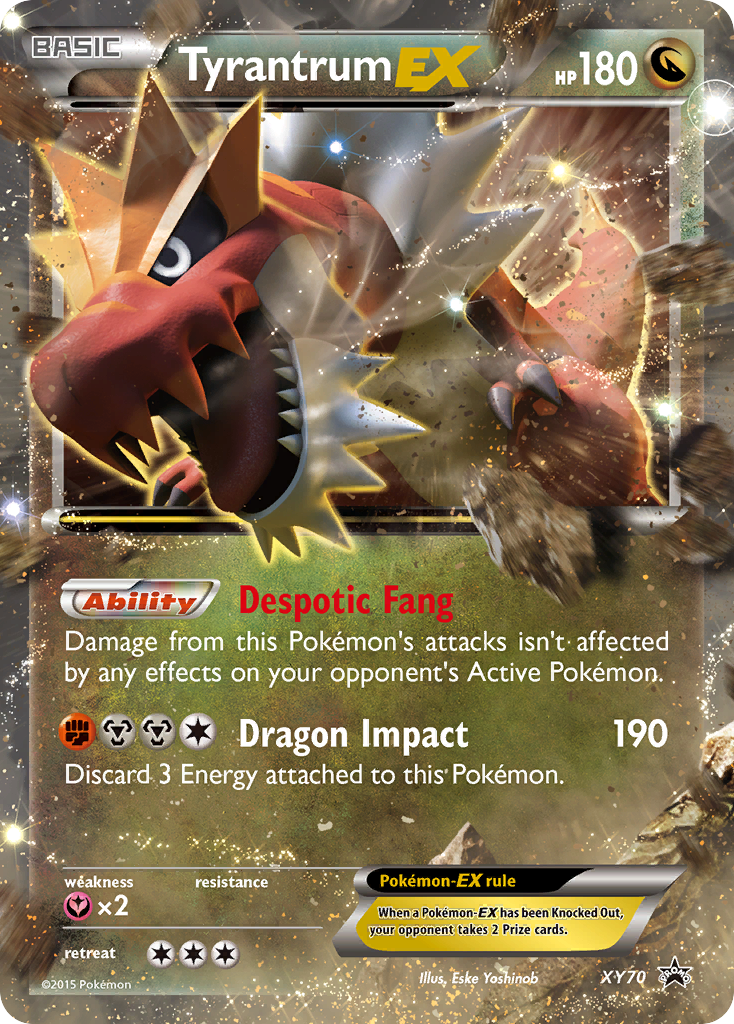 Tyrantrum EX (XY70) [XY: Black Star Promos] | Odin's Place