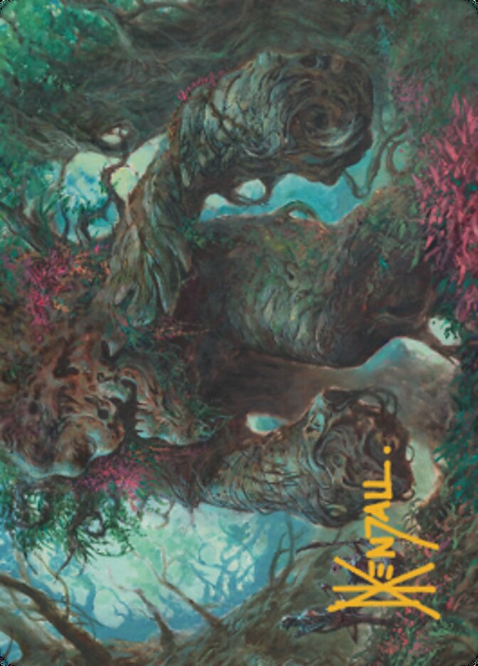 Magnigoth Sentry Art Card (Gold-Stamped Signature) [Dominaria United Art Series] | Odin's Place