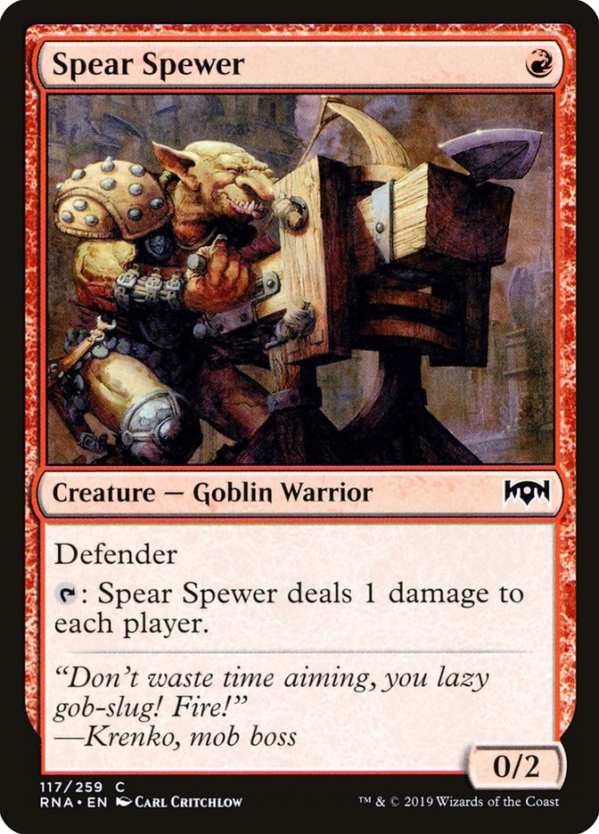 Spear Spewer (117) [Ravnica Allegiance] | Odin's Place