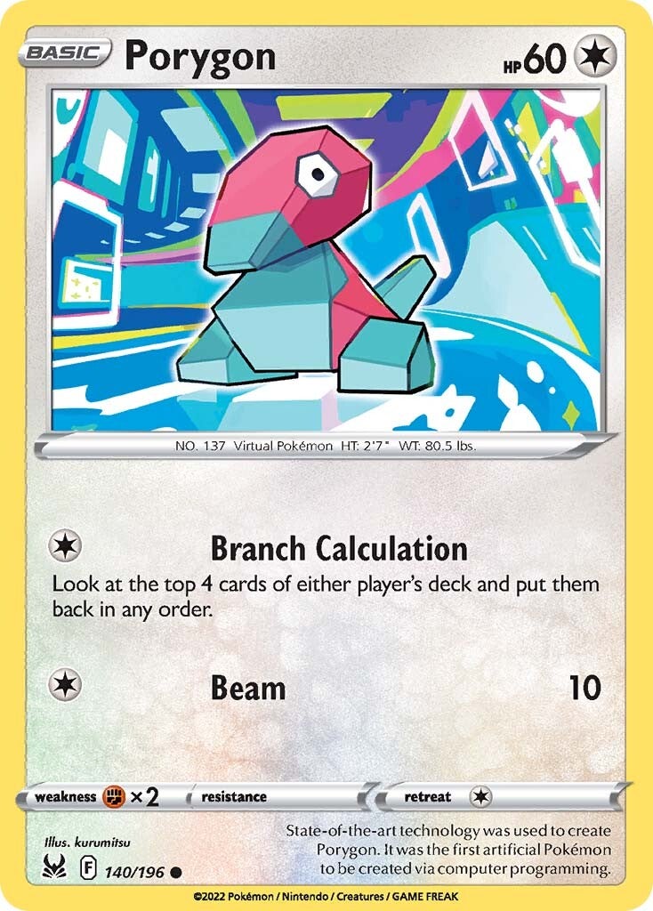 Porygon (140/196) [Sword & Shield: Lost Origin] | Odin's Place