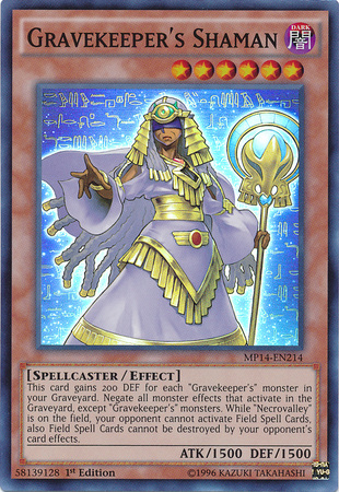 Gravekeeper's Shaman [MP14-EN214] Super Rare | Odin's Place