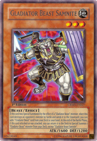Gladiator Beast Samnite [CRMS-EN027] Rare | Odin's Place