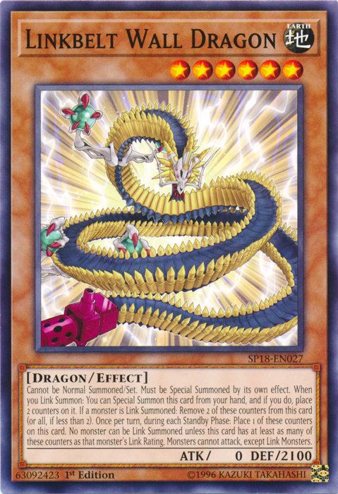 Linkbelt Wall Dragon [SP18-EN027] Common | Odin's Place