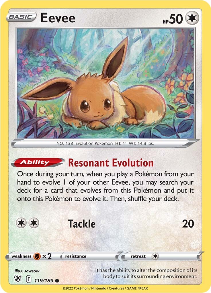 Eevee (119/189) [Sword & Shield: Astral Radiance] | Odin's Place