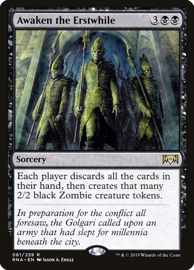 Awaken the Erstwhile (61) [Ravnica Allegiance] | Odin's Place