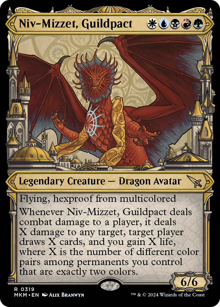 Niv-Mizzet, Guildpact (Showcase) (319) [Murders at Karlov Manor] | Odin's Place
