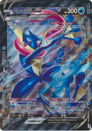Greninja V-Union (Jumbo Card) [Sword & Shield: Black Star Promos] | Odin's Place