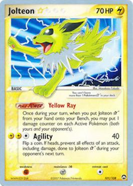 Jolteon Star (101/108) (Psychic Lock - Jason Klaczynski) [World Championships 2008] | Odin's Place