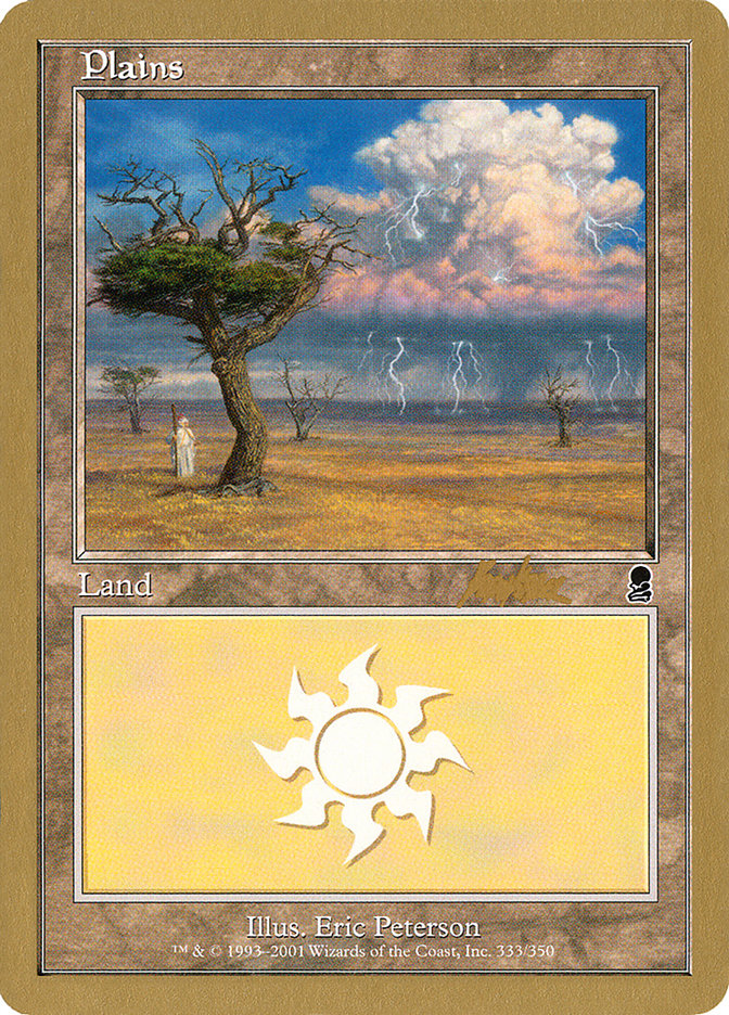Plains (bk333) (Brian Kibler) [World Championship Decks 2002] | Odin's Place