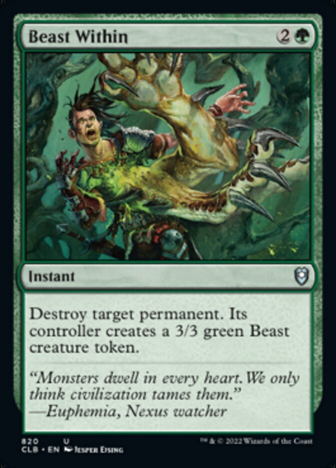 Beast Within [Commander Legends: Battle for Baldur's Gate] | Odin's Place