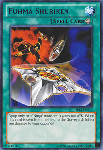 Fuhma Shuriken (Purple) [DL14-EN011] Rare | Odin's Place