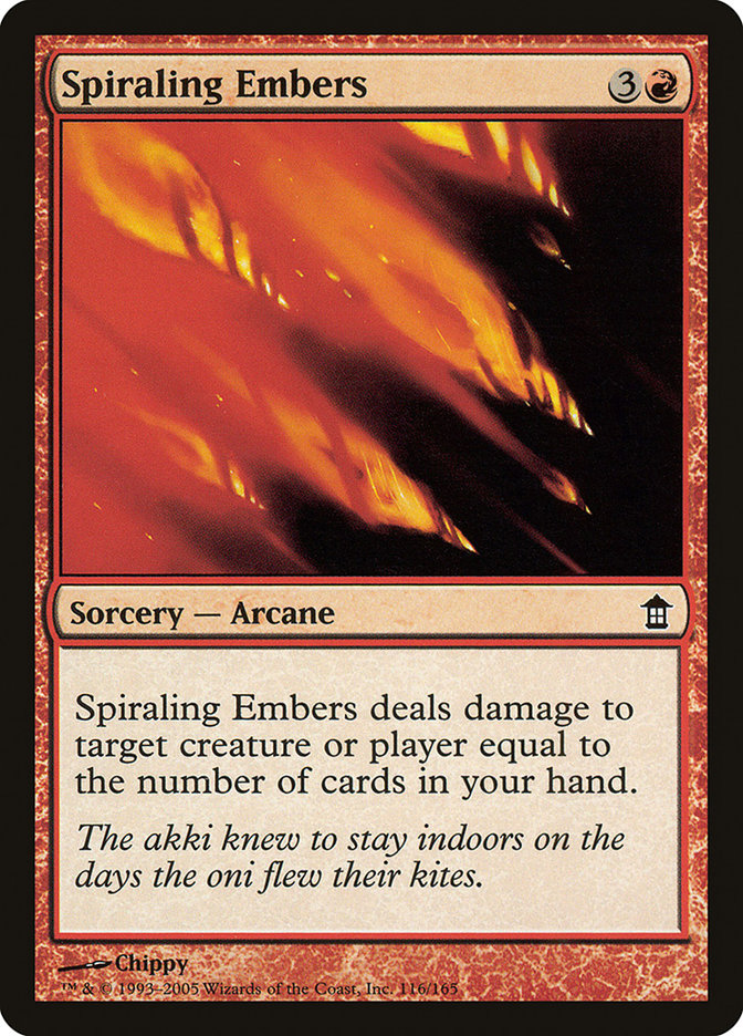Spiraling Embers (116) [Saviors of Kamigawa] | Odin's Place