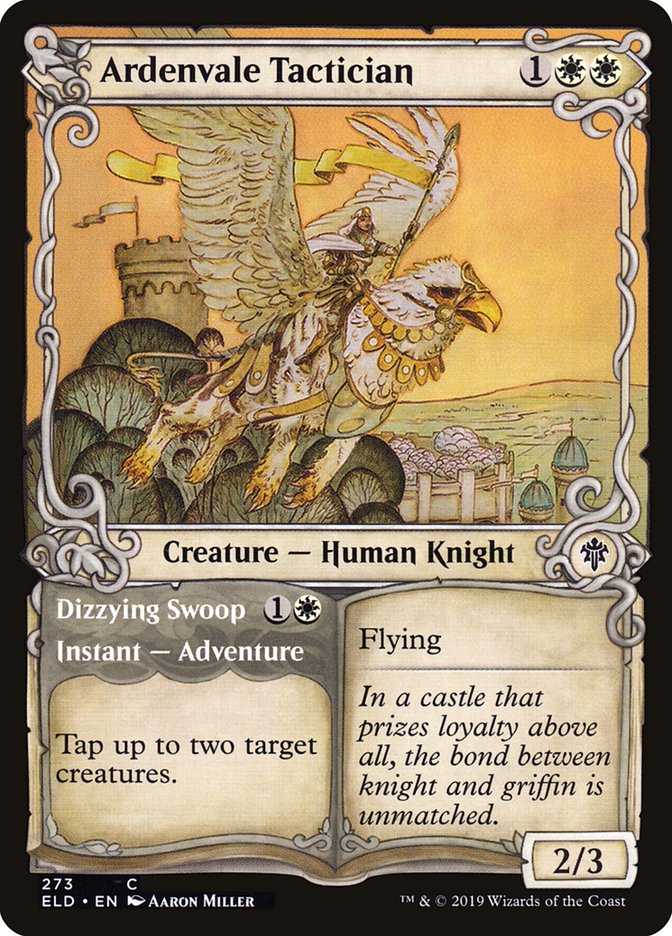 Ardenvale Tactician // Dizzying Swoop (Showcase) [Throne of Eldraine] | Odin's Place